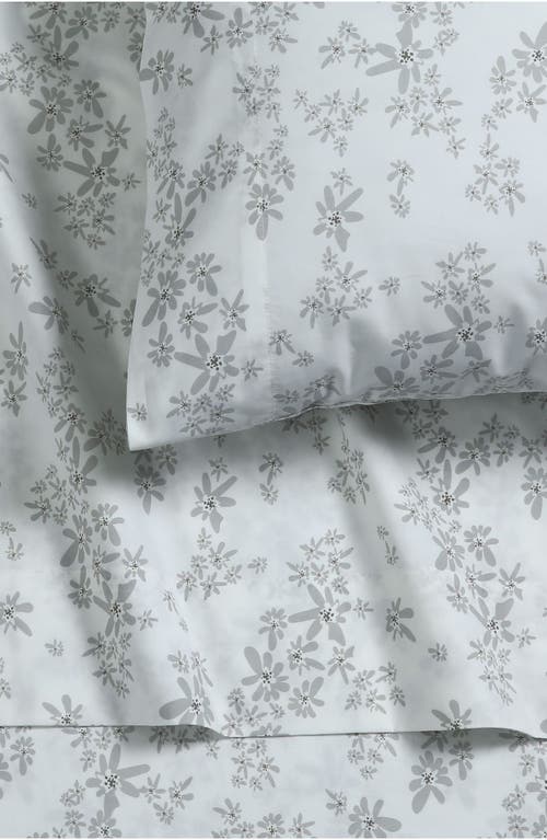 Azores Home 300 Thread Count Cotton Percale Sheet Set In Gray