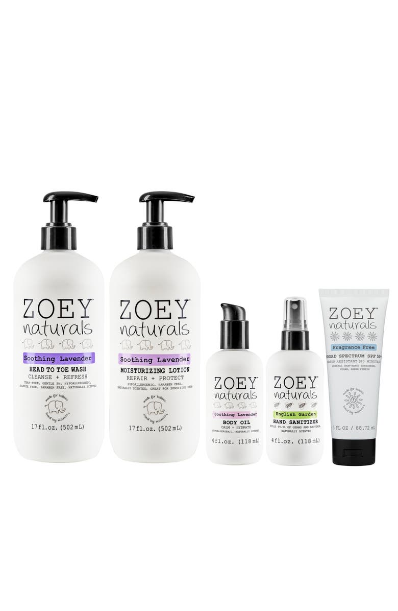 Zoey Naturals Soothing Lavender Care Bundle, Alternate, color, Lavender
