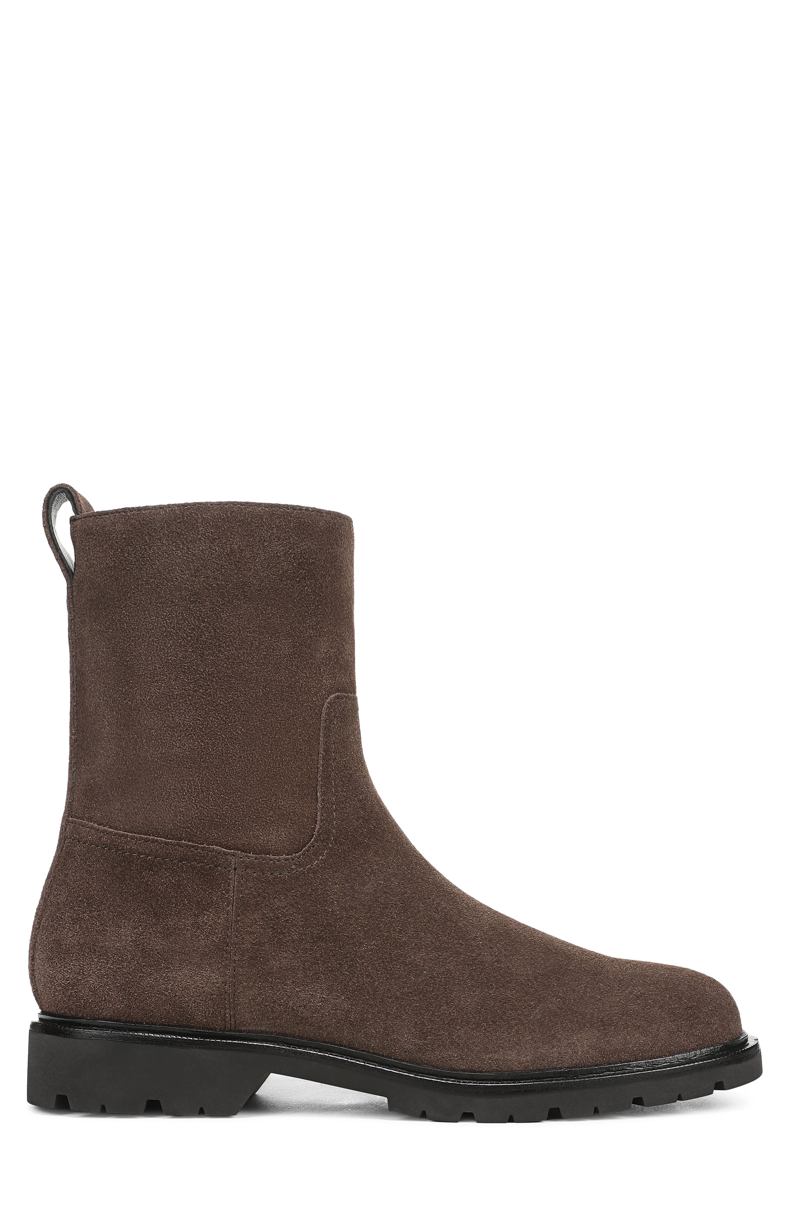 Sidney Lug Sole Boot, Alternate, color, CACAO BROWN LEATHER