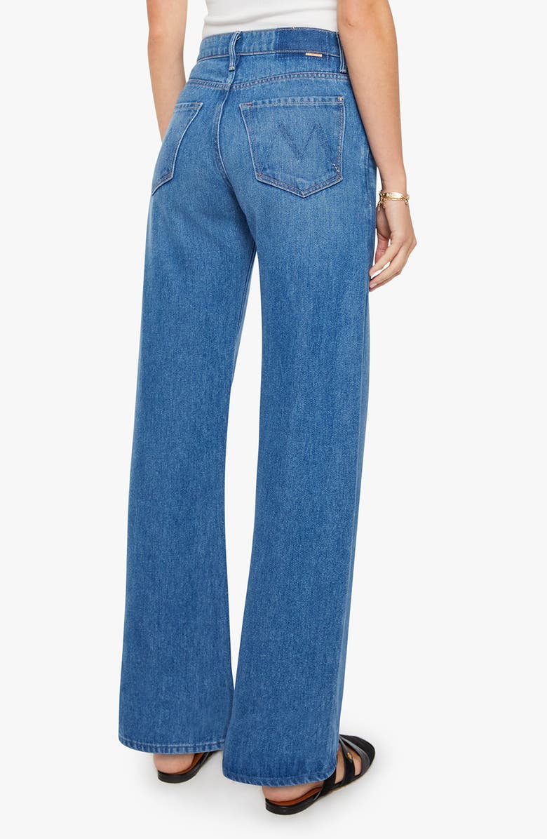 MOTHER The Lasso Sneak Wide Leg Jeans, Alternate, color, Breaking New Ground