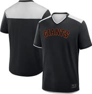 FANATICS Men's Fanatics Black San Francisco Giants Walk Off V-Neck T-Shirt