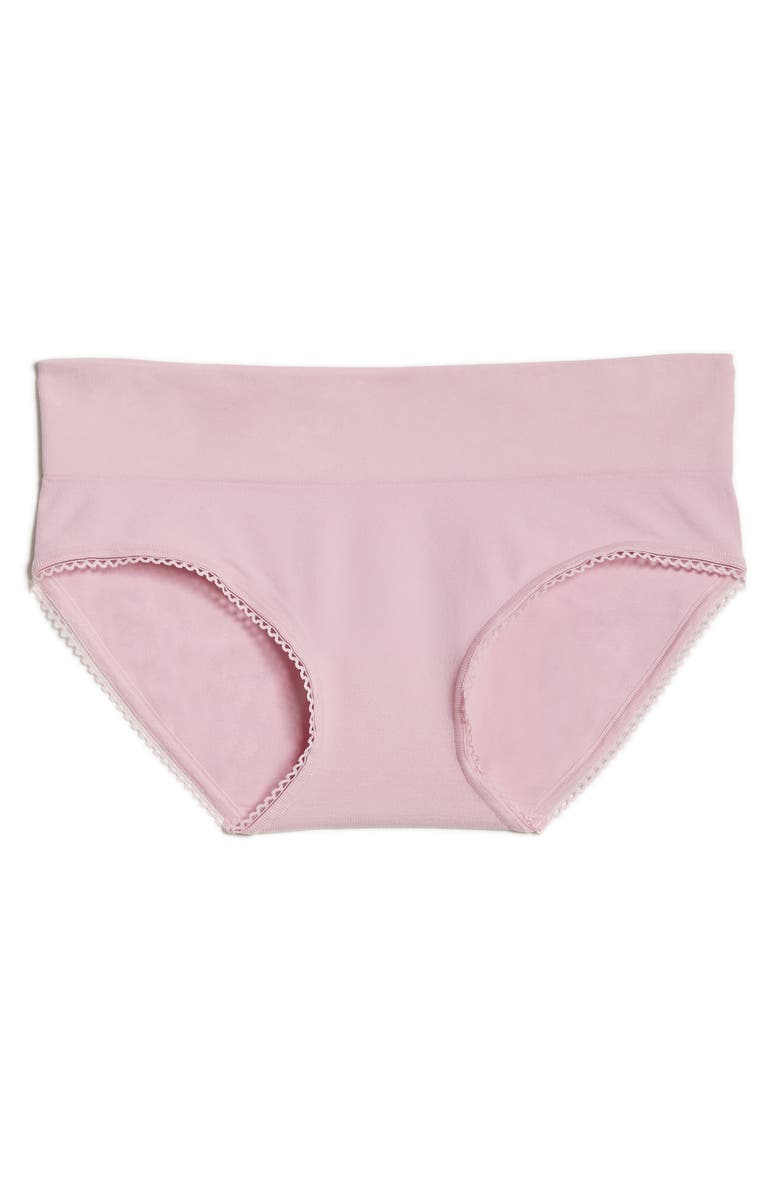Wacoal Feeling Flexible Hipster Briefs, Alternate, color, Pink Nectar