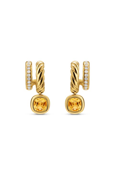 Mercer® Color Two-Row Drop Earrings, 19.5mm
