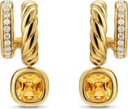 David Yurman Mercer® Color Two-Row Drop Earrings, 19.5mm