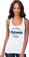 G-III 4HER BY CARL BANKS Women's G-III 4Her by Carl Banks White Los Angeles Rams Preseason Tank Top