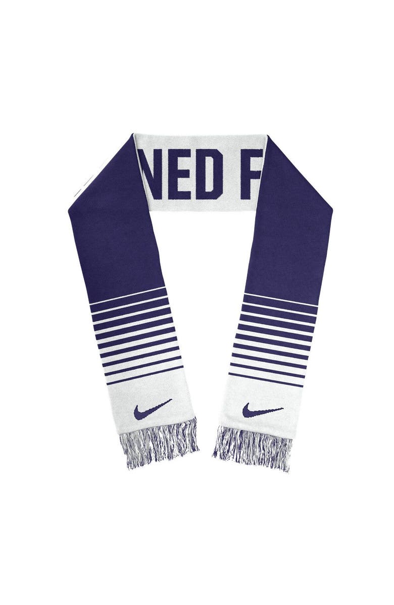 Nike TCU Horned Frogs Space Force Rivalry Scarf, Alternate, color, Purple