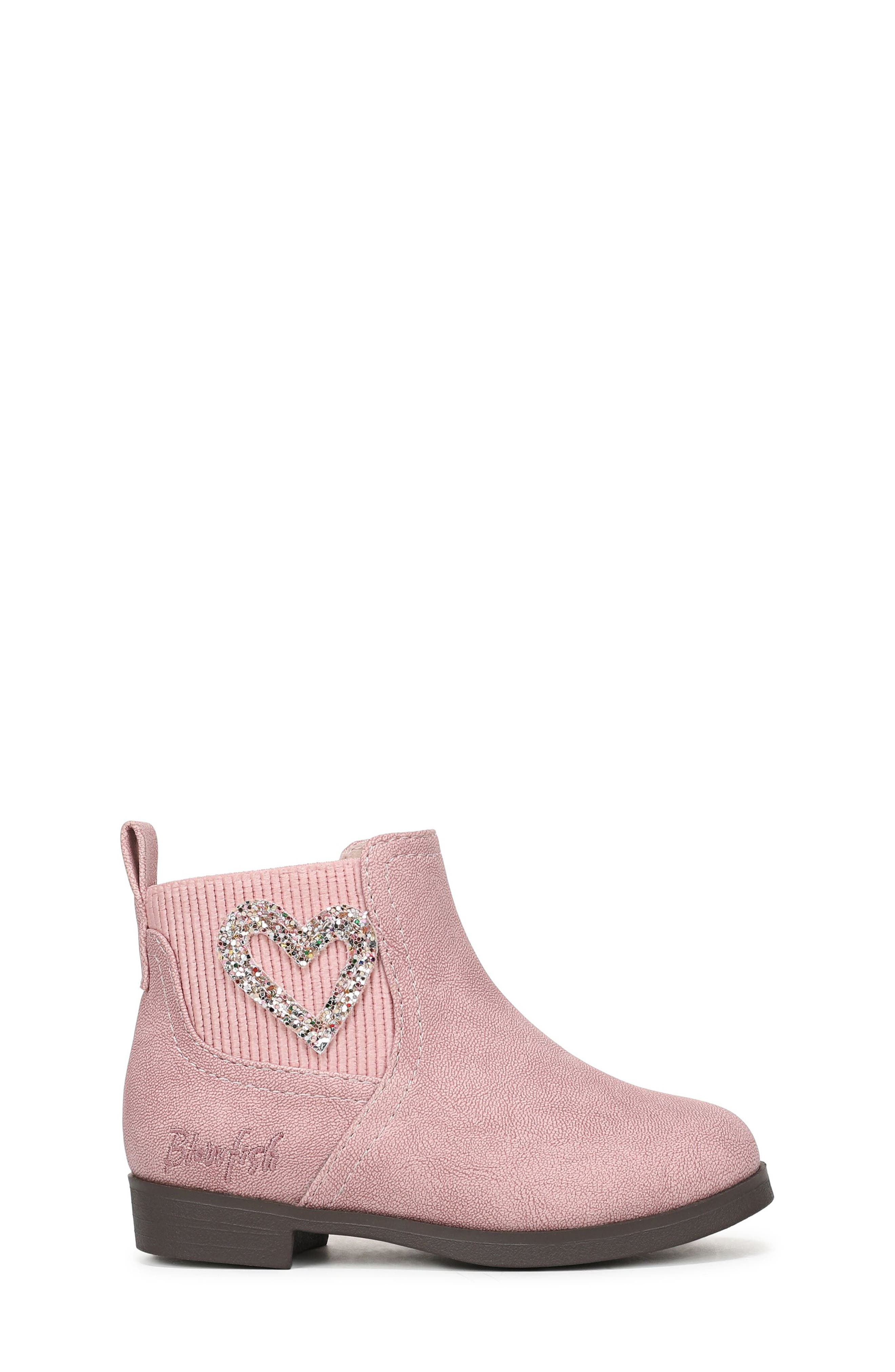 Kids' Sander Faux Leather Bootie, Alternate, color, PINK FAUX LEATHER