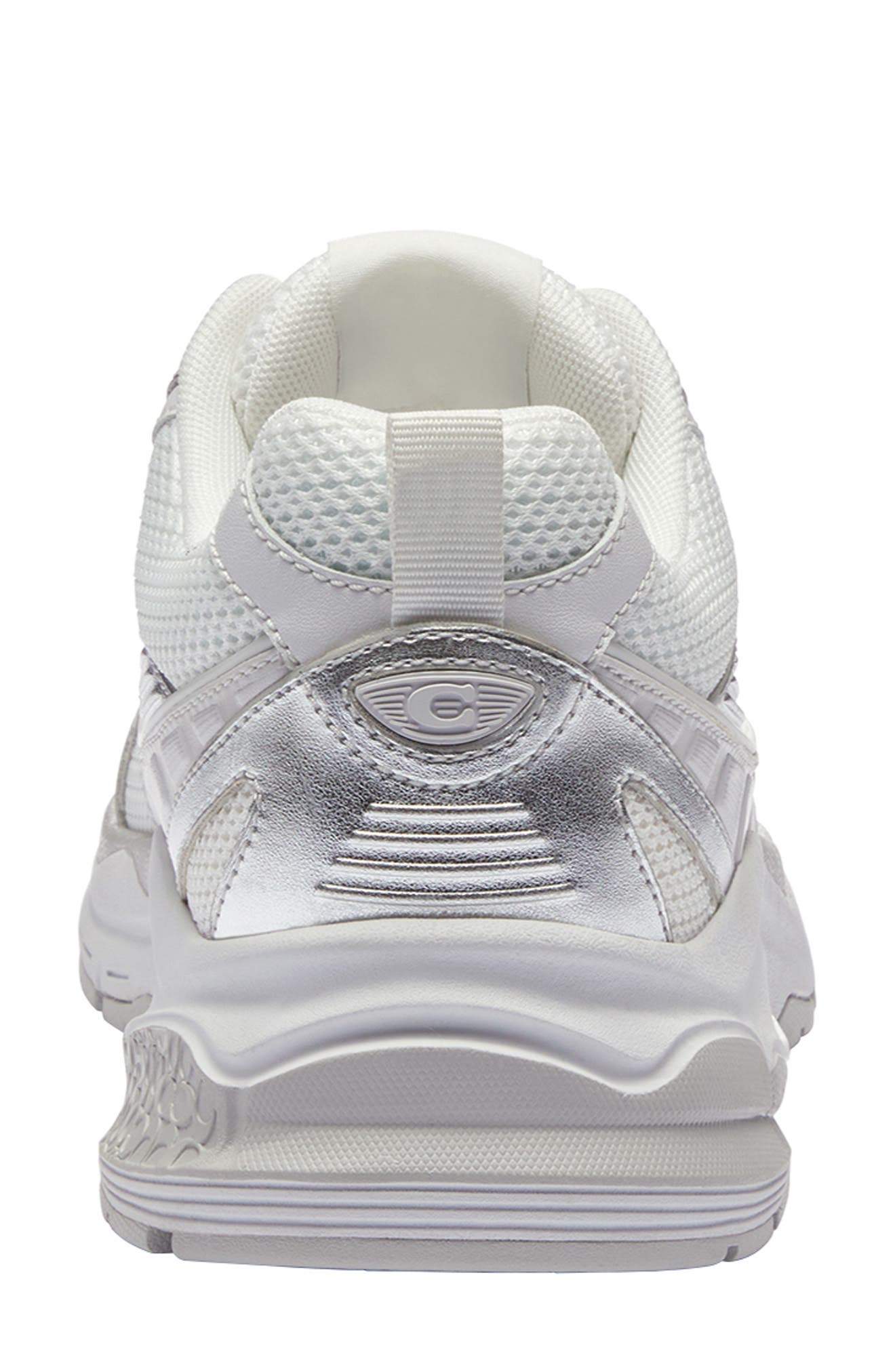 COACH Mesh Sneaker, Alternate, color, Light Grey/ Optic Whi