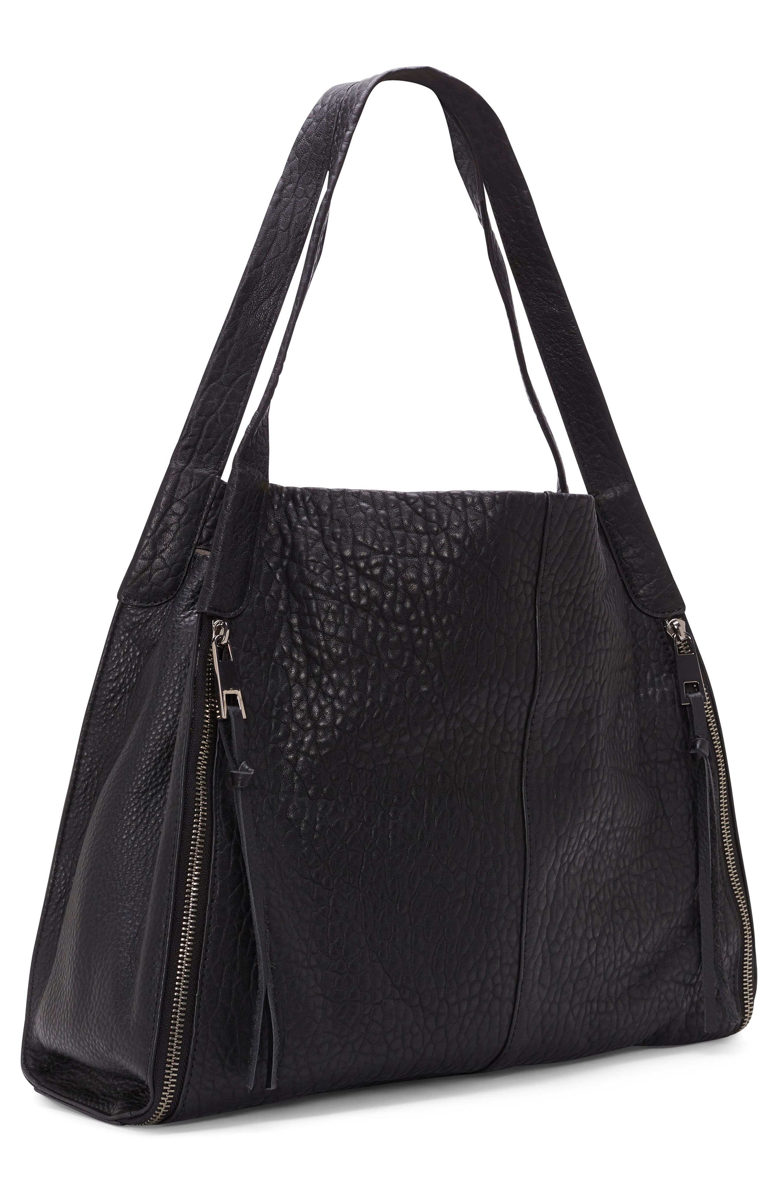 Zani Leather Tote, Alternate, color, ONYX