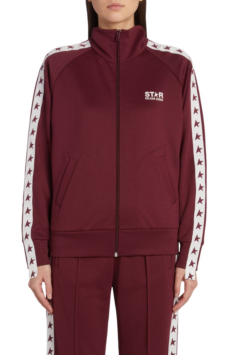 Golden Goose Star Logo Track Jacket, Main, color, 