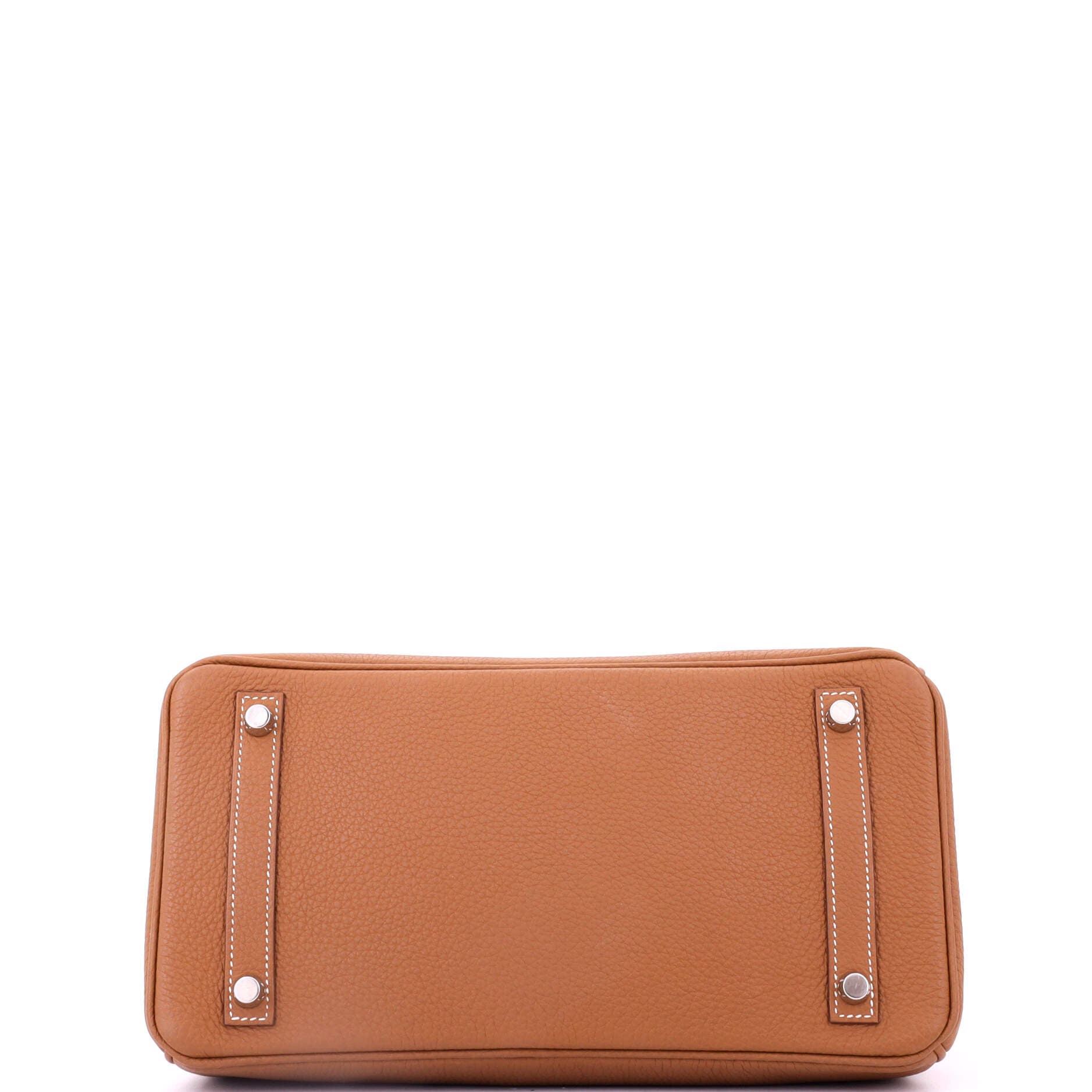 Pre-Owned Hermes Birkin Handbag Brown Togo with Palladium Hardware 30, Alternate, color, Gold