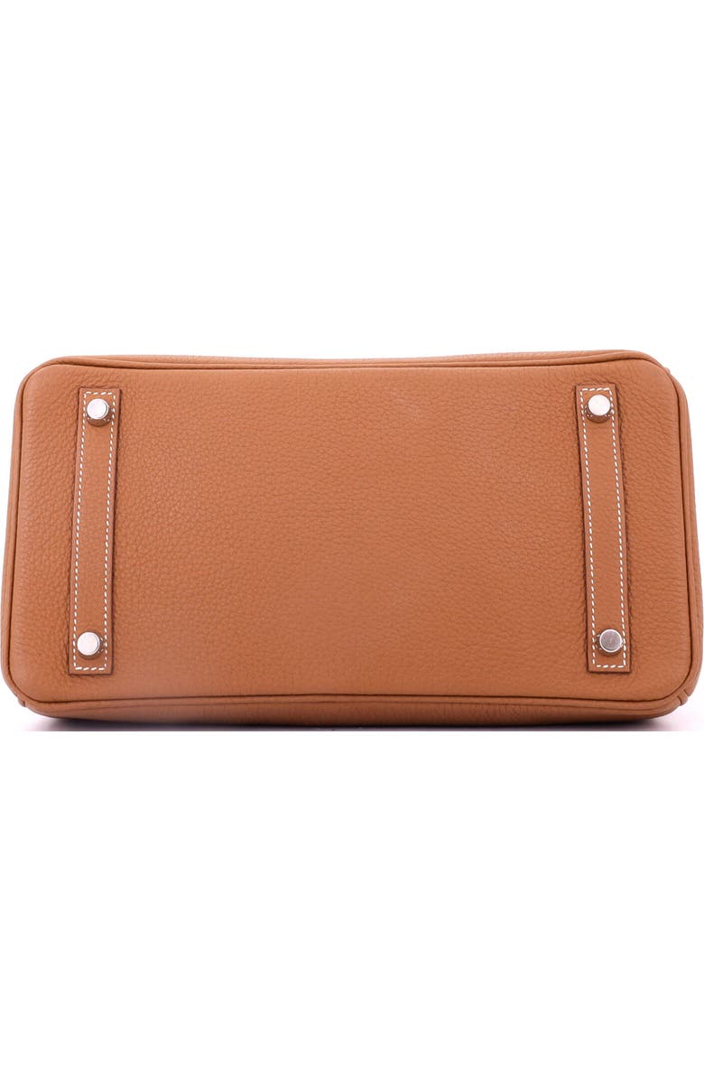 Pre-Owned Hermes Birkin Handbag Brown Togo with Palladium Hardware 30, Alternate, color, Gold