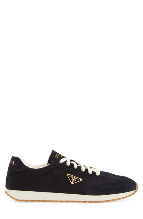 Prada Rank Sneaker In Black