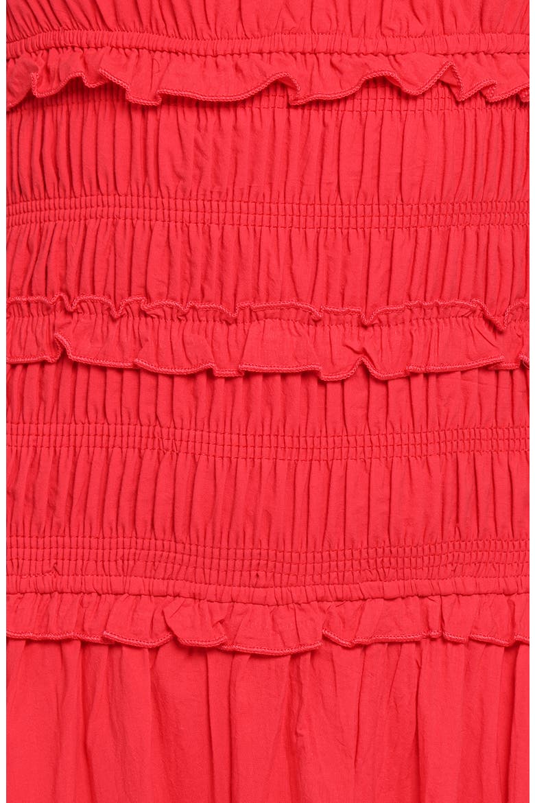 Enola Smocked Sleeveless Maxi Dress, Alternate, color, RED
