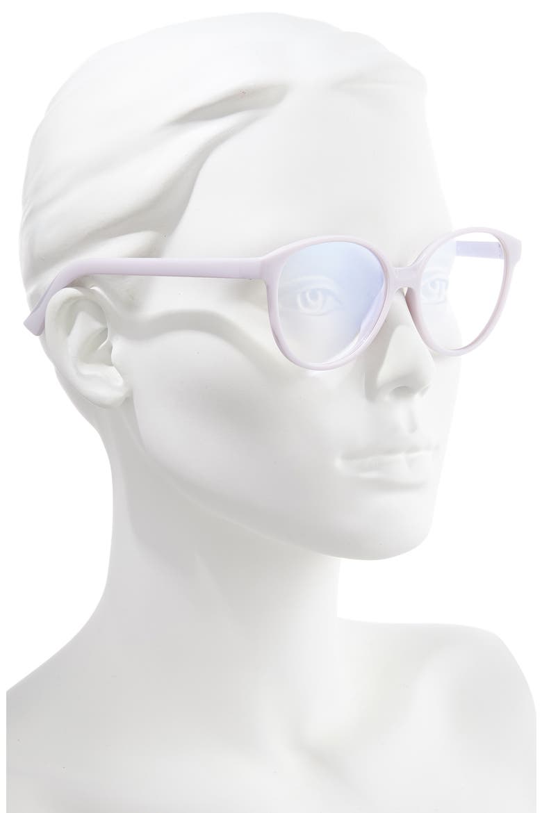 Al the Chemist 52mm Blue Light Blocking Reading Glasses, Alternate, color, LILAC