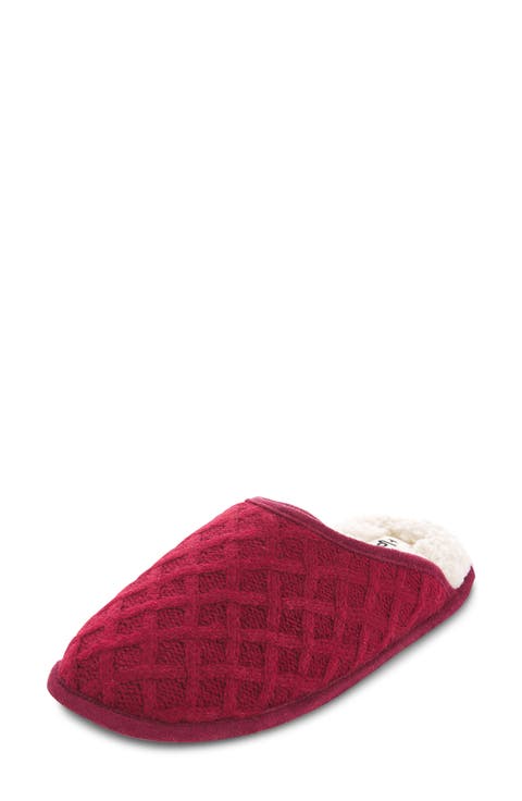 Isabel Lattice Knit Scuff Slipper (Women)