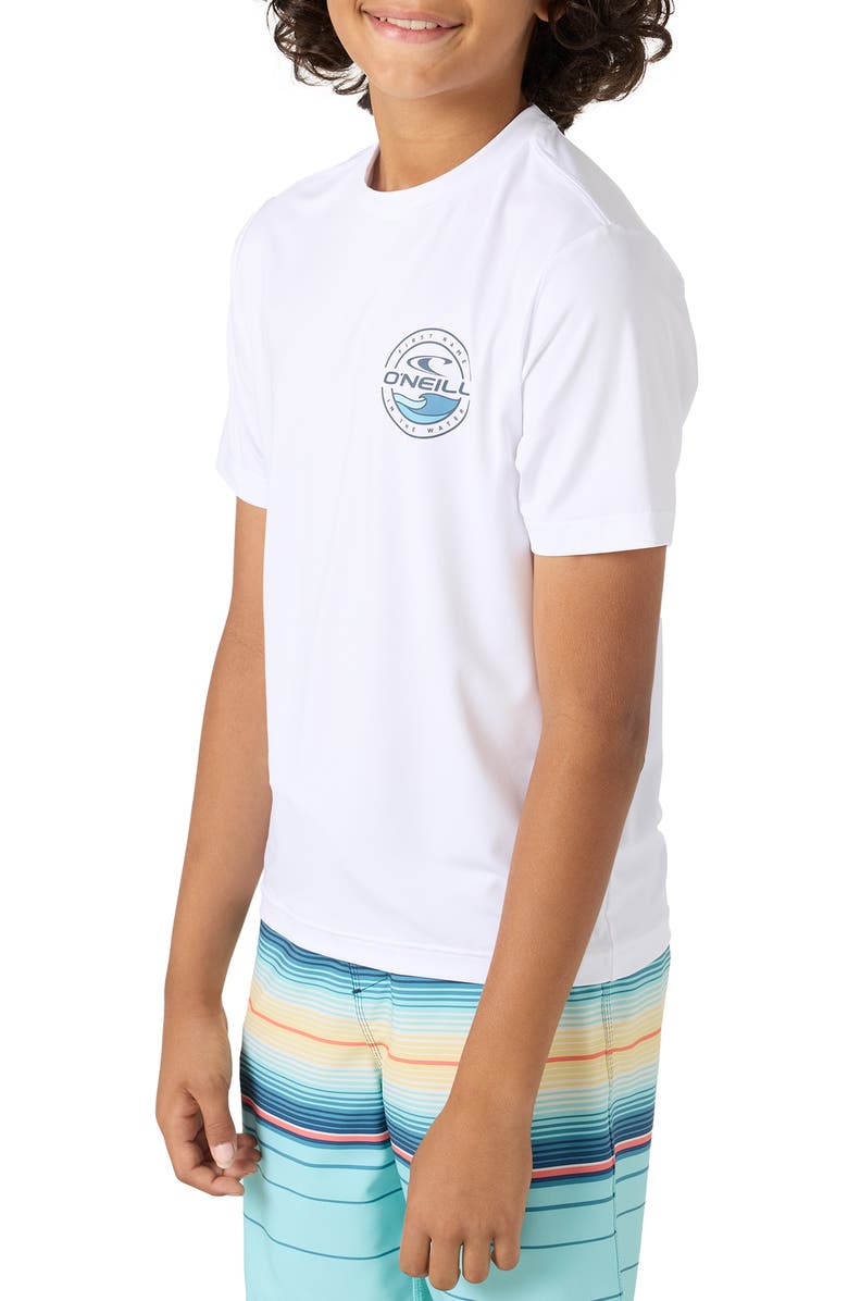 O'Neill Kids' TRVLR Logo Graphic Performance T-Shirt, Alternate, color, White
