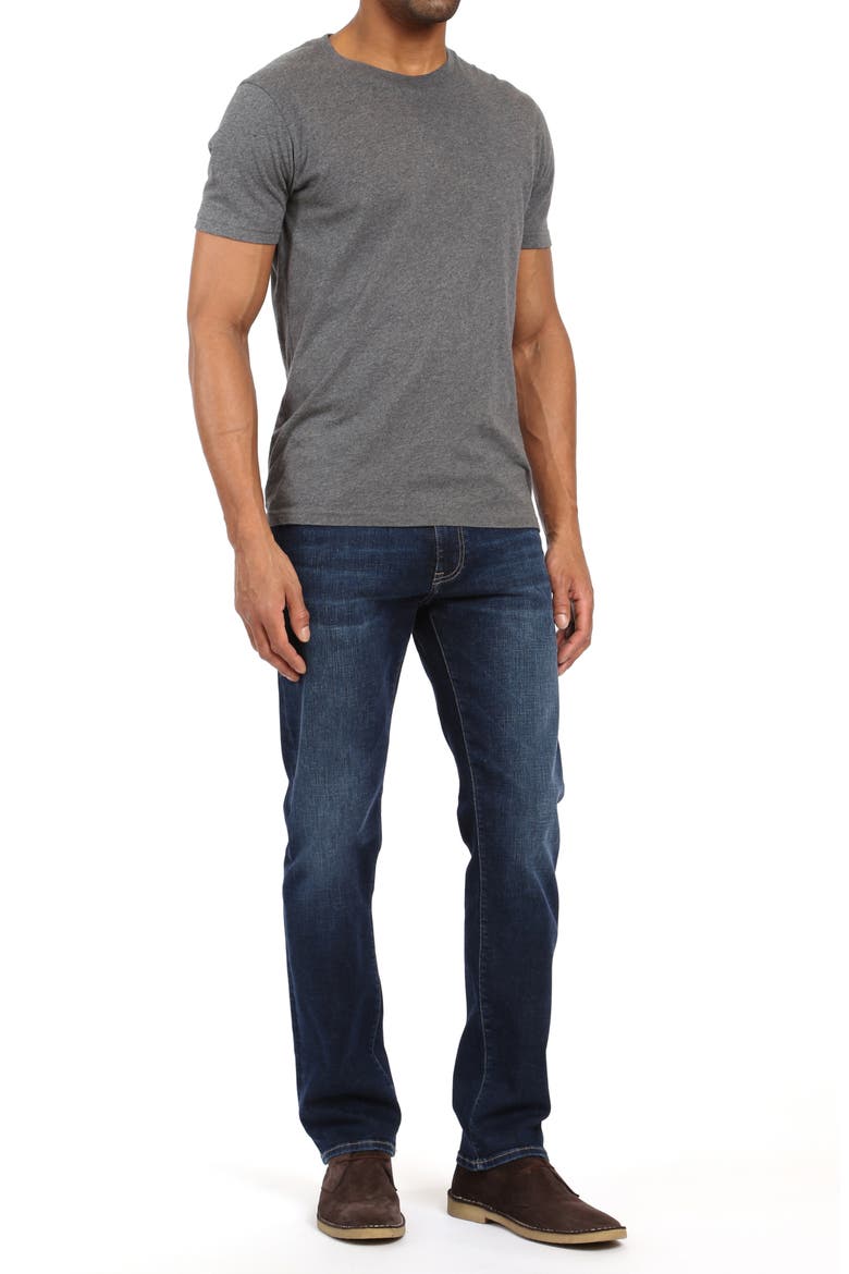 Zach Straight Leg Jeans, Alternate, color, DEEP BRUSHED ORGANIC MOVE