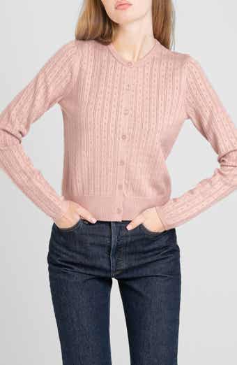 WAYF Sandy Pointelle Cardigan