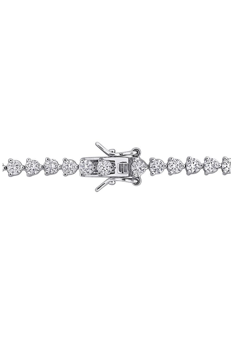 Created Emerald Tennis Bracelet, Alternate, color, GREEN