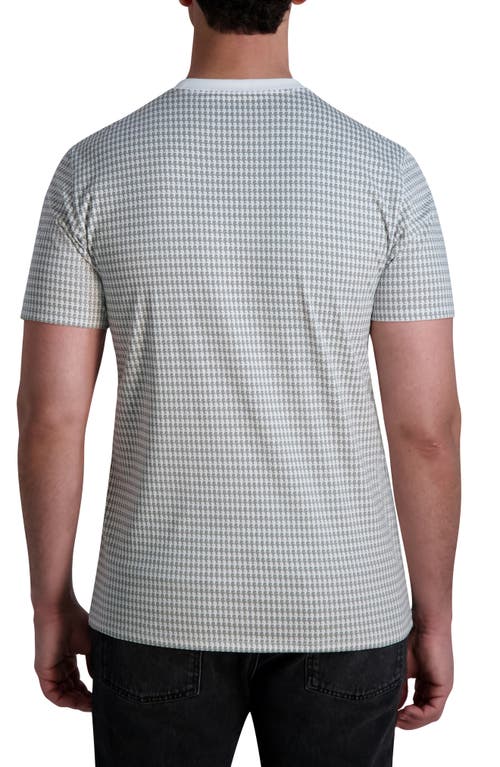 Karl Lagerfeld Paris Karltooth Graphic T-shirt In Light Grey