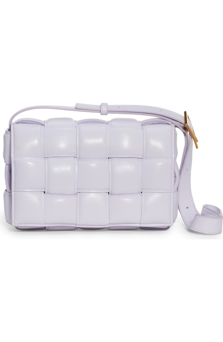 Bottega Veneta Padded Cassette Bag, Main, color, Mirth Washed Gold