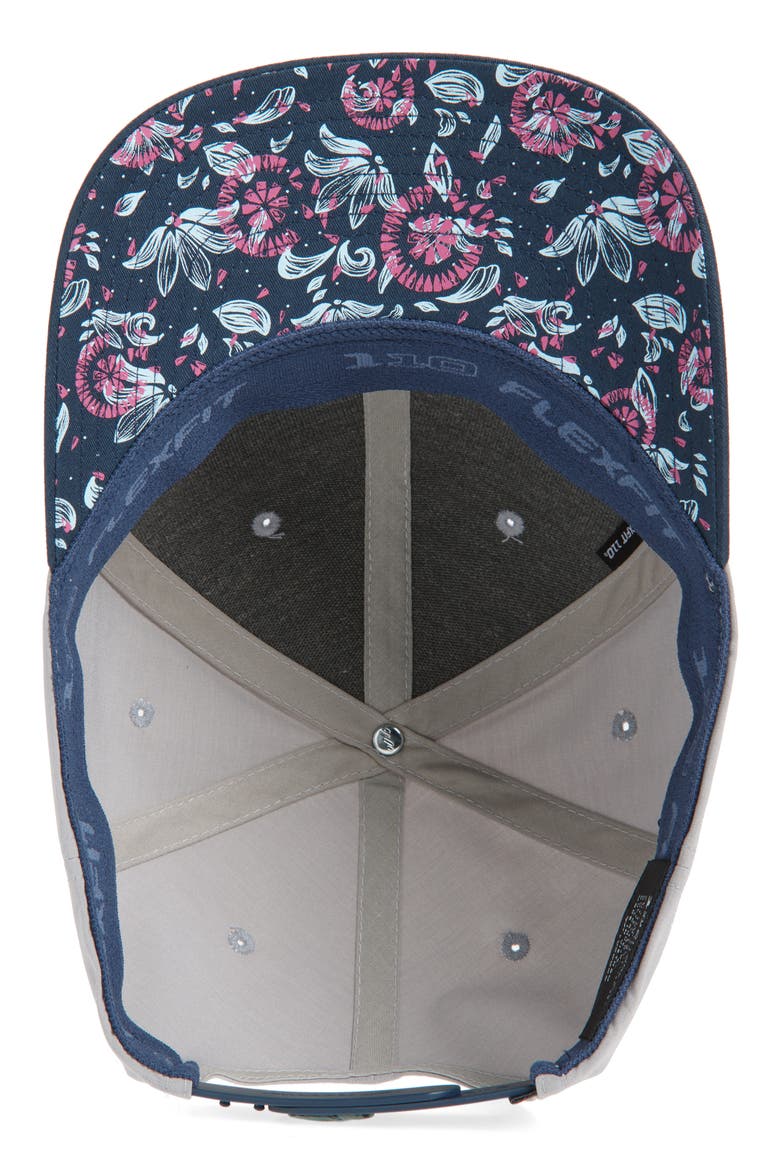 Flourish Snapback Cap, Alternate, color, HEATHER GREY