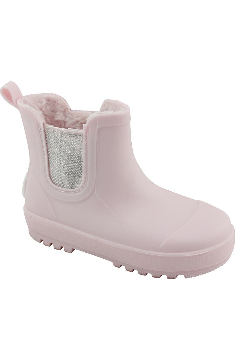 BEARPAW Kids' Faux Shearling Lined Rain Boot, Main, color, Light Pink