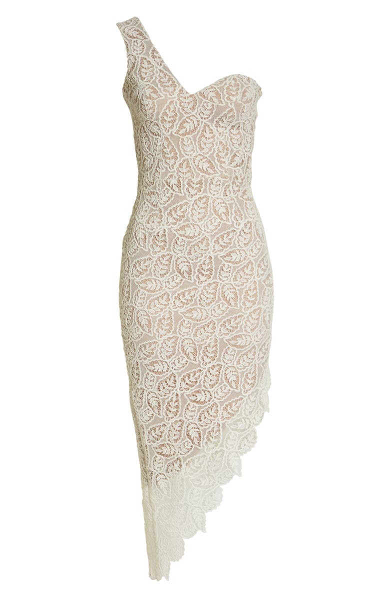 Dress the Population Magnolia One-Shoulder Dress, Alternate, color, 