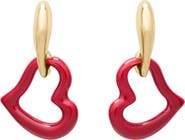 Kate Spade New York heart drop earrings