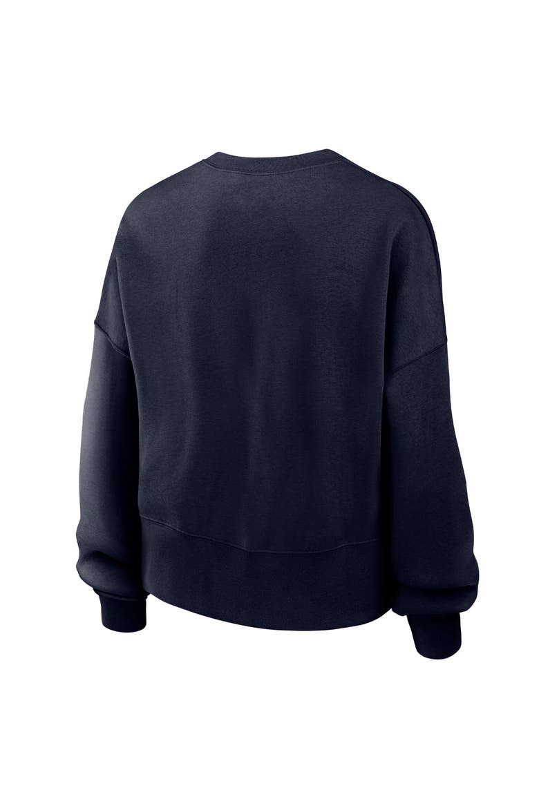 Women's Nike Navy Cal Bears Phoenix Fleece Pullover Sweatshirt, Alternate, color, Navy