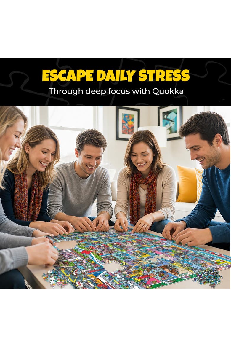 1000 Piece Mystery Jigsaw Puzzle for Adults, Alternate, color, Hospital