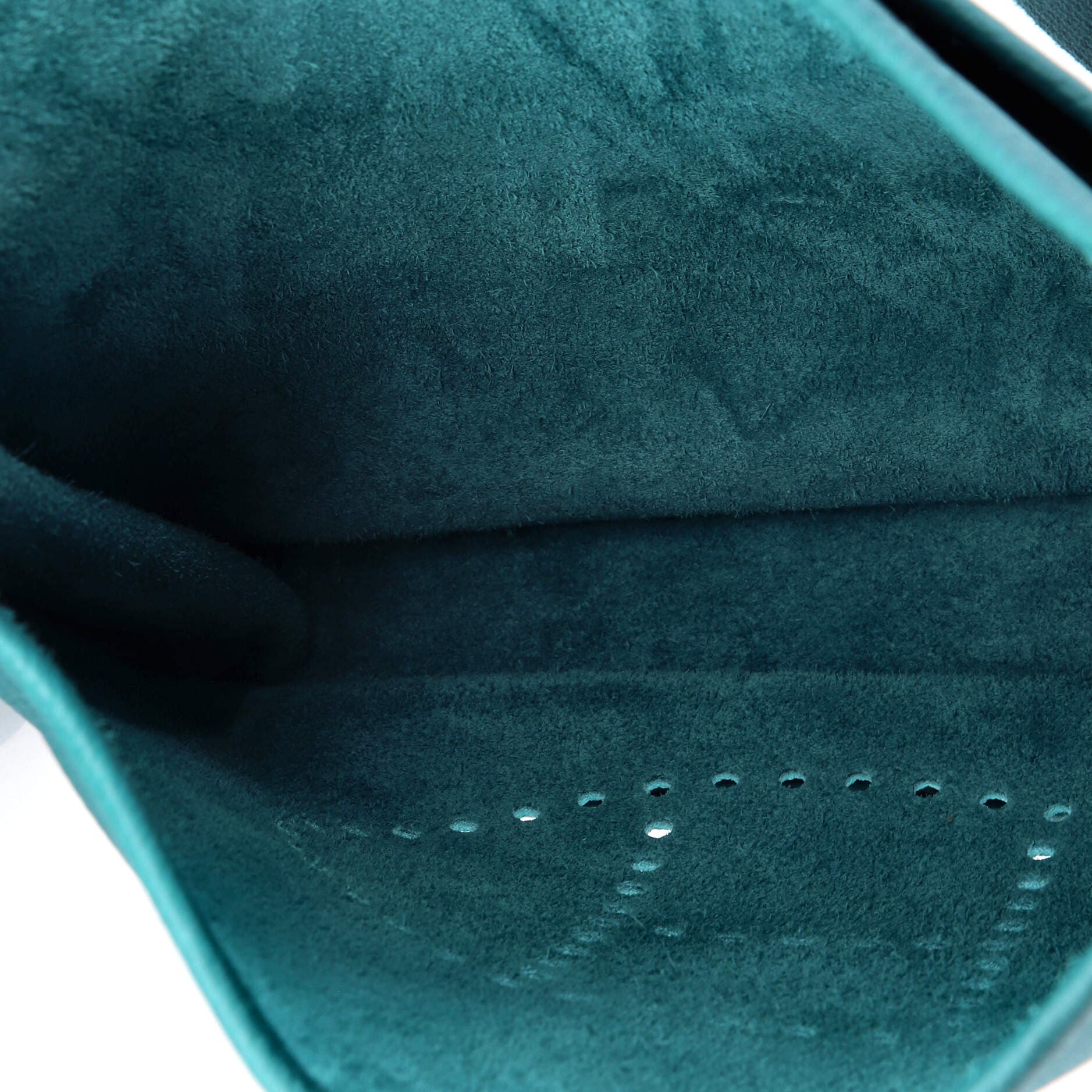 Pre-Owned Hermes Evelyne Bag Gen III Clemence PM, Alternate, color, Vert Bosphore