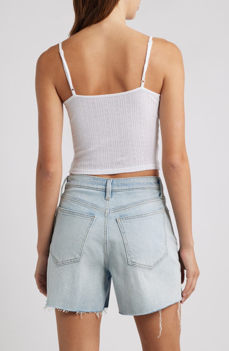 PacSun Robin Pointelle Camisole, Alternate, color, White