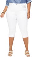NYDJ Marilyn Cool Embrace® Cuff Crop Straight Leg Jeans