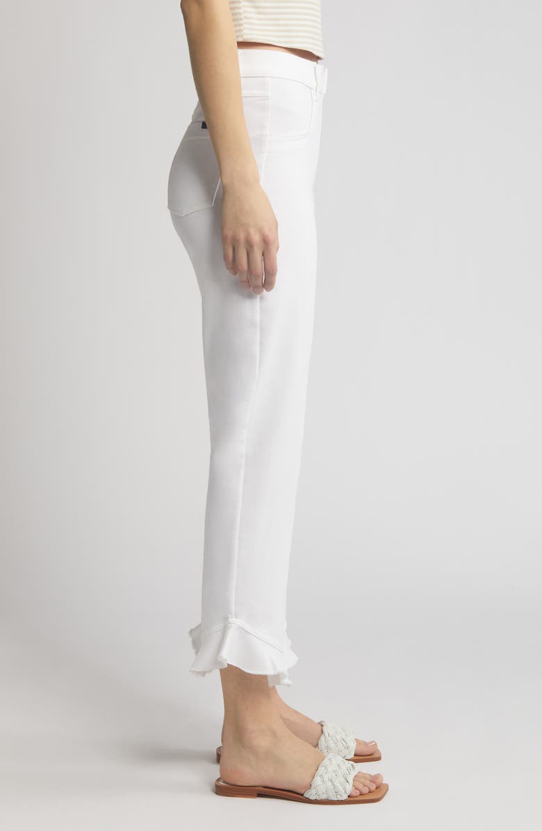 Hue Ruffle Denim Skimmer Leggings, Alternate, color,