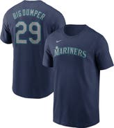 Nike Men's Nike Cal Raleigh Navy Seattle Mariners Name & Number Player Nickname T-Shirt