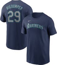 Nike Men's Nike Cal Raleigh Navy Seattle Mariners Name & Number Player Nickname T-Shirt