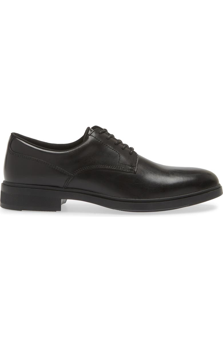 NORDSTROM RACK Charlie Comfort Plain Toe Derby, Alternate, color, Black