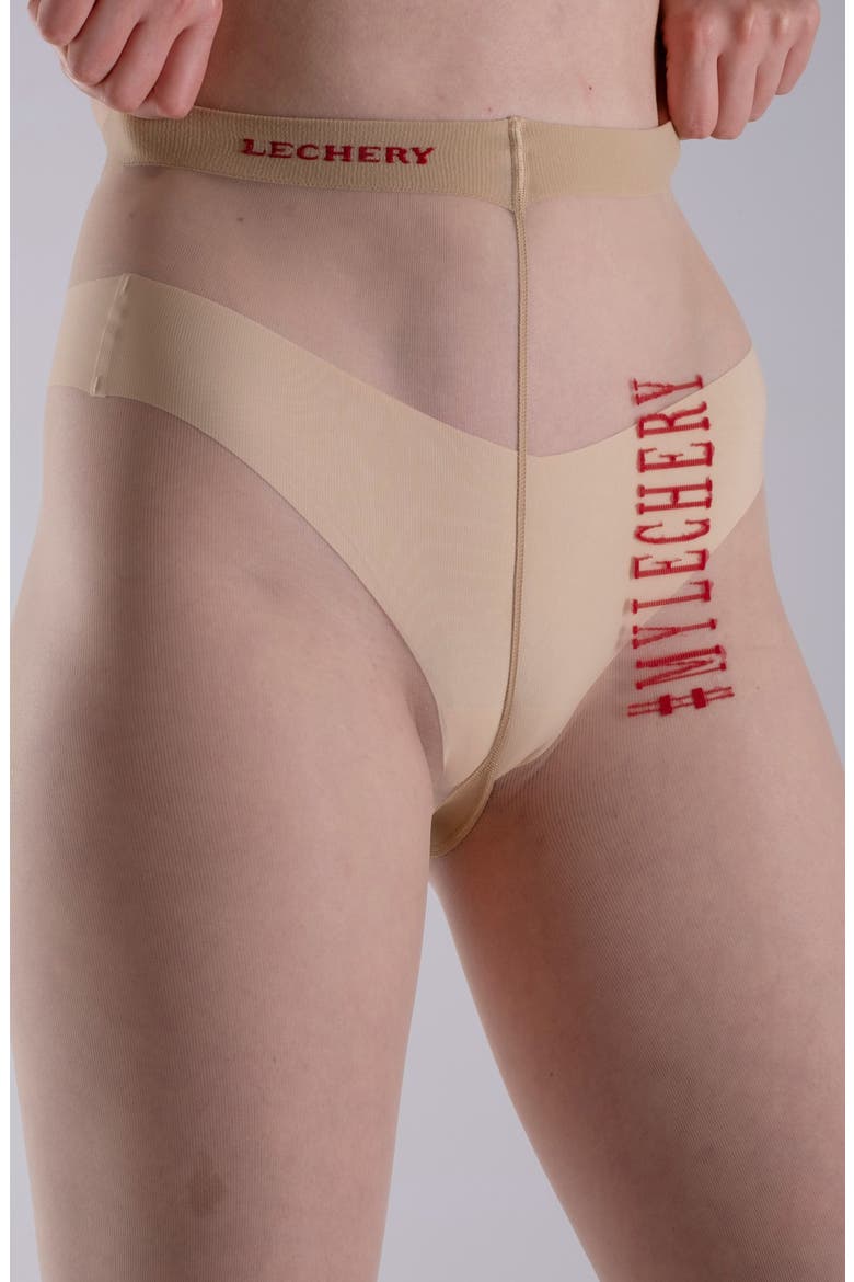 Velvety Silky 20 Tights, Alternate, color, NATURAL