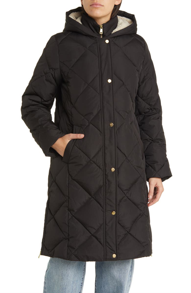 Lauren Ralph Lauren Longline Puffer Coat with Removable Vest, Main, color,