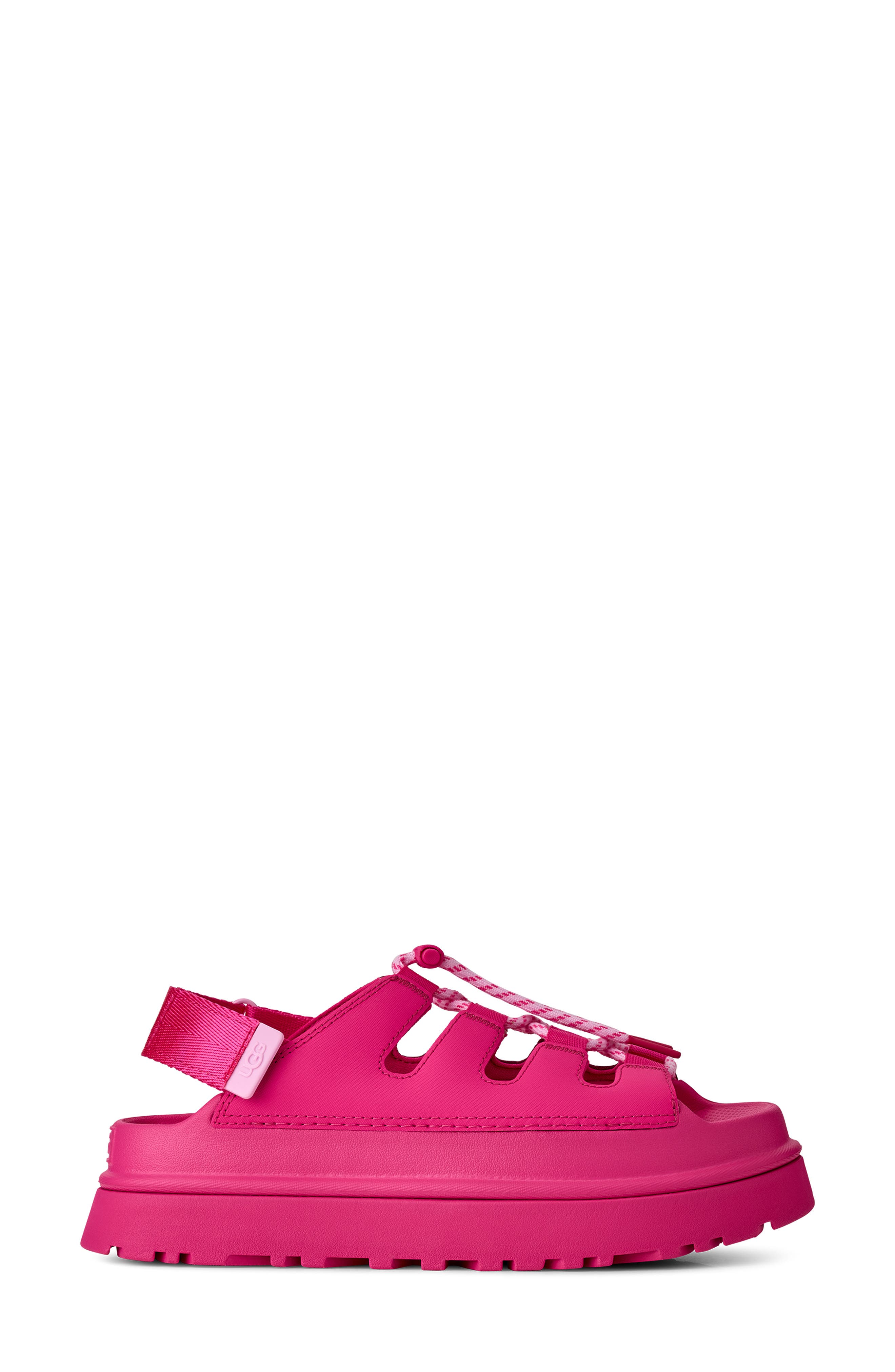 GoldenGlow Sandal, Alternate, color, DEEP CORAL