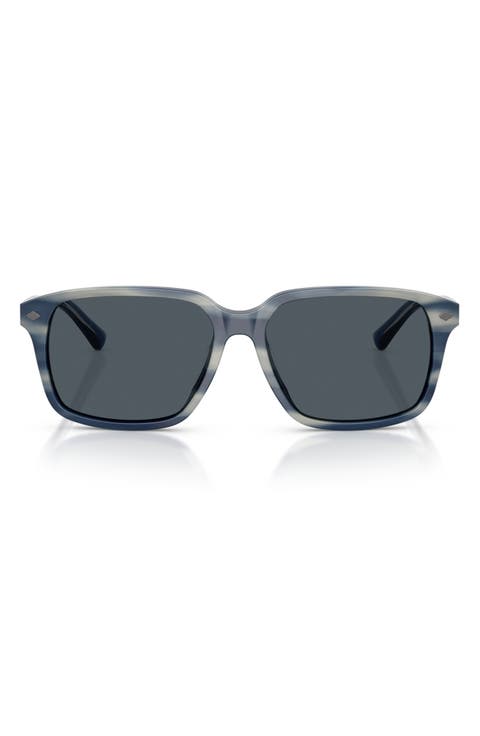 57mm Rectangular Sunglasses