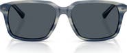 Brooks Brothers 57mm Rectangular Sunglasses