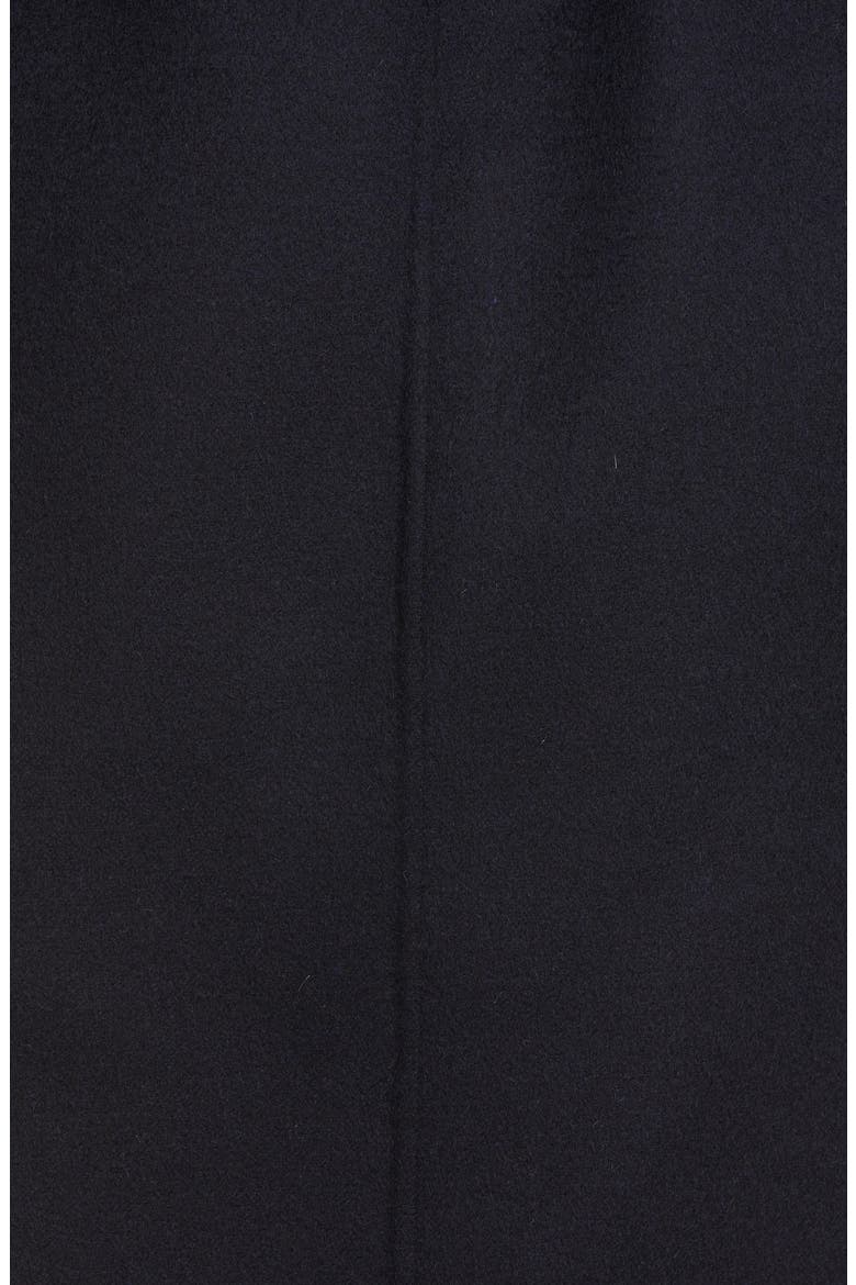 Vik Hooded Wool Blend Wrap Coat, Alternate, color, NAVY