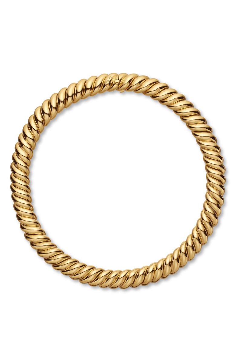 David Yurman Sculpted Cable Necklace in 18K Yellow Gold, 14mm, Main, color, 18K Yellow Gold