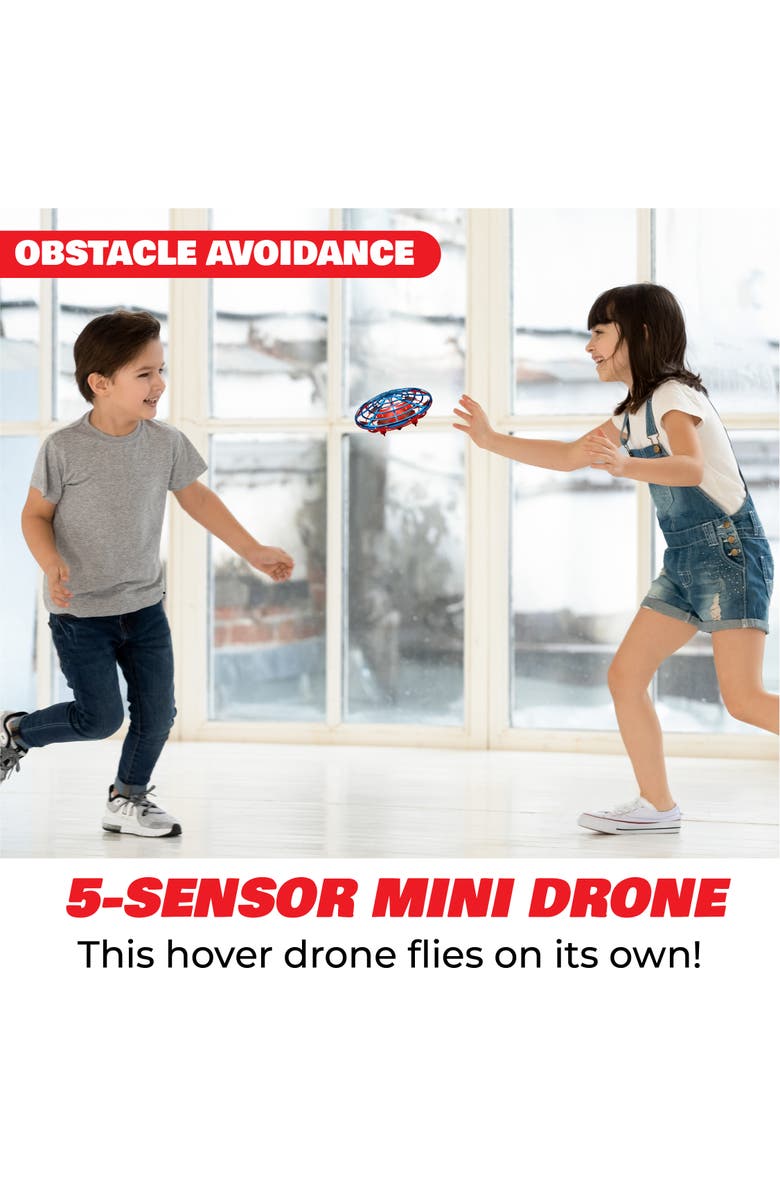 Force1 Scoot Combo Hand Operated Drone, Alternate, color, Red, Blue