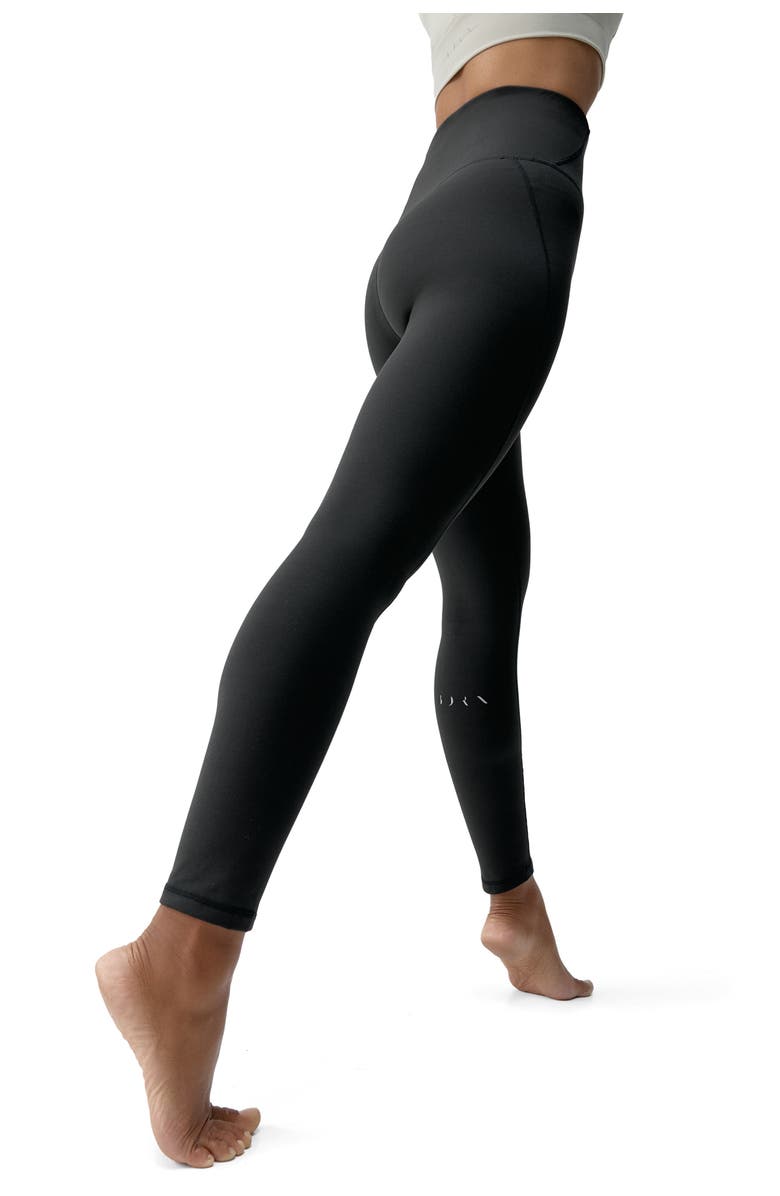 Born Living Yoga Warm Performance High Rise Sport Legging, Alternate, color, Black