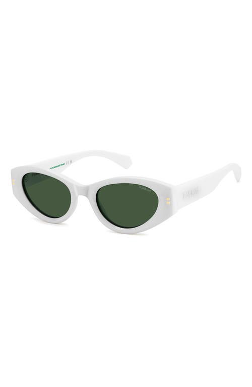 Polaroid 51mm Polarized Cat Eye Sunglasses