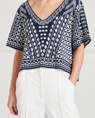 Temperley London Tlalli Knit Top